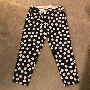 J. Crew dotted slacks